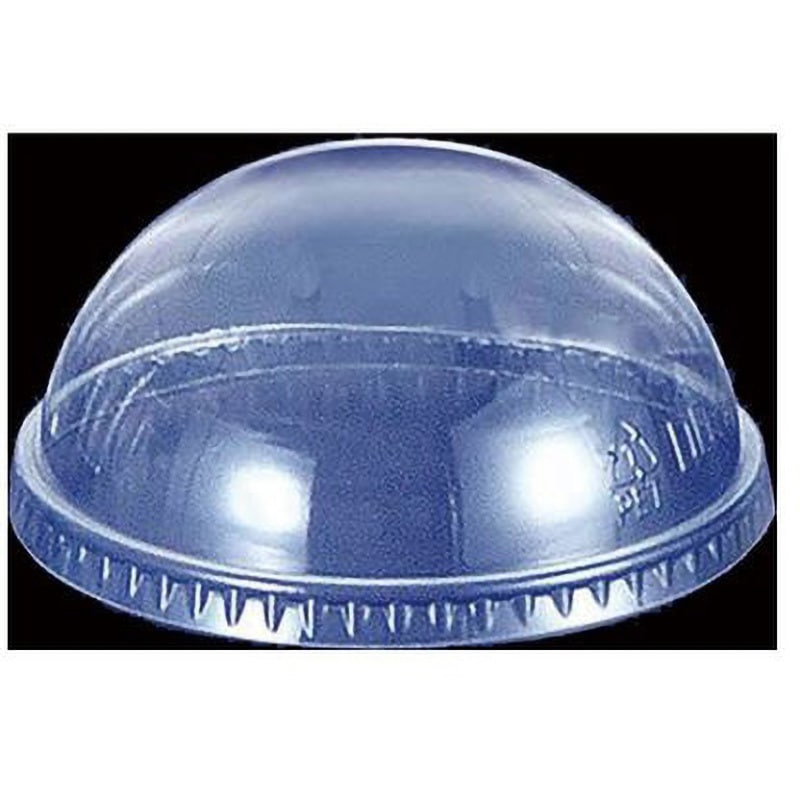 511400 フジプラカップドーム穴無し蓋 12オンス 1箱(100個×20袋) 尚美堂 【通販モノタロウ】