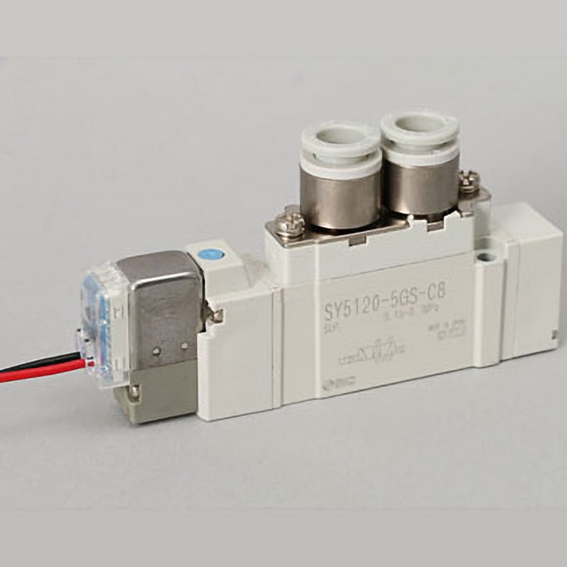 SY5120-5GS-C8 5ポートソレノイドバルブ SY512シリーズ SMC グロメット