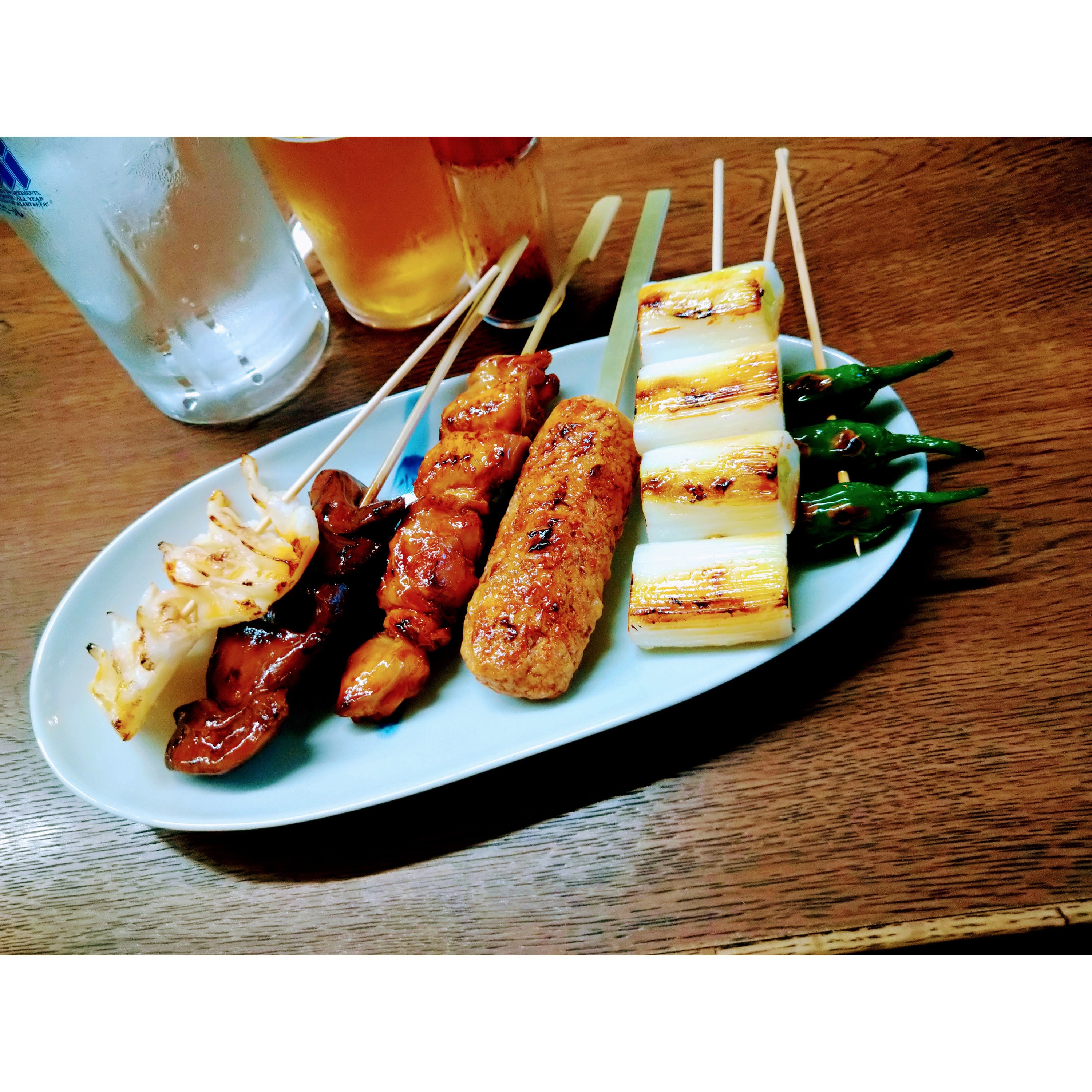 つくね 食品サンプル「焼き鳥シリーズ」 イムラサンプル 全長18cm