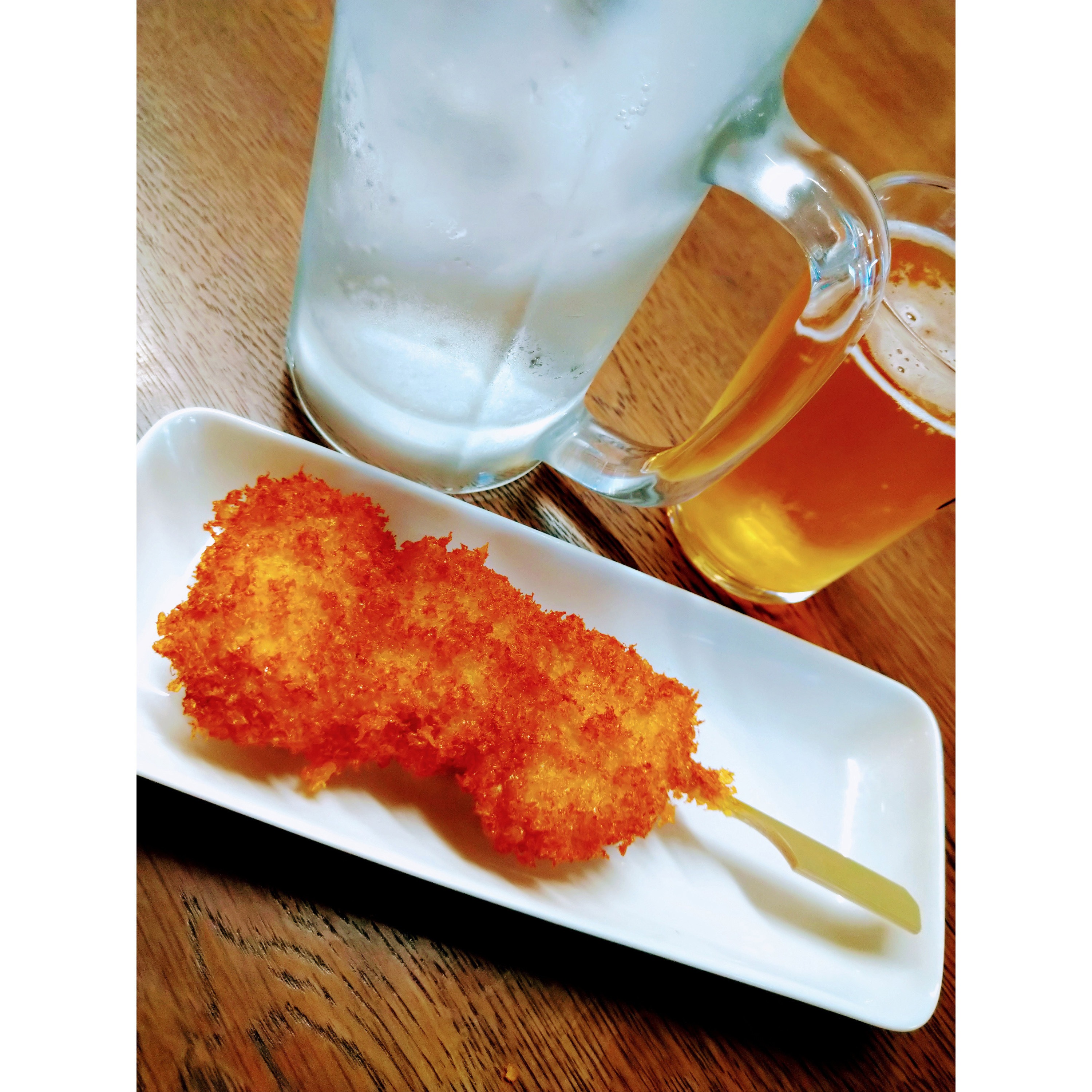 豚串カツ 食品サンプル「串かつシリーズ」 イムラサンプル 全長