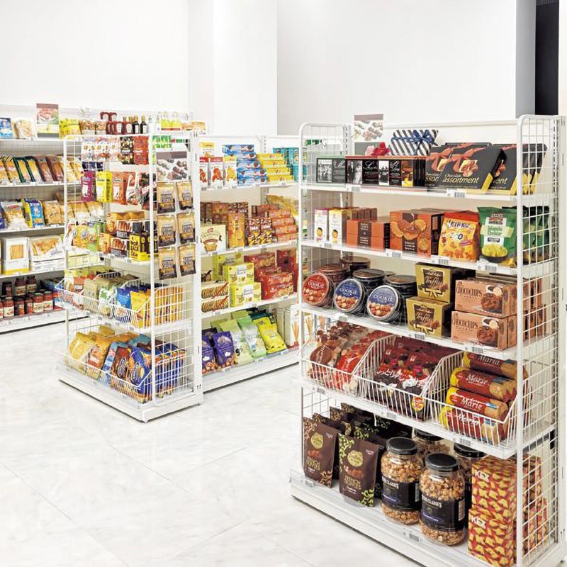 1201-11011 ゴンドラ什器 BR50 片面 W90cmオープンタイプ 本体 ストア