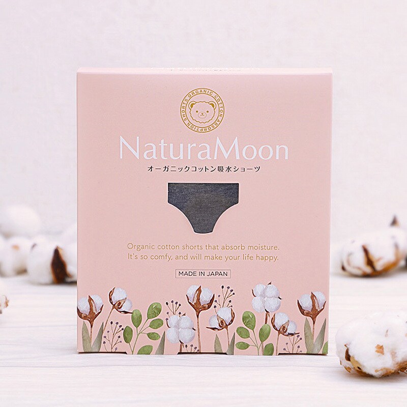 L-LL オーガニックコットン吸水ショーツ 1枚 NaturaMoon 【通販