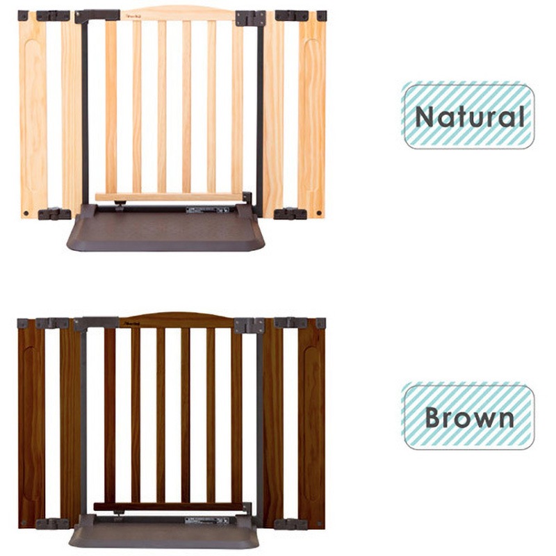 日本育児 おくだけドアーズ Woody2 Lサイズ　ベビーゲート　木製 : 日本育児 おくだけドアーズWOODYII Sサイズ ナチュラル