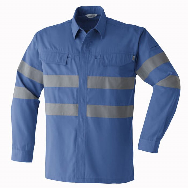 E7904 セーフティ長袖シャツ E7904 Asahicho(旭蝶繊維) サイズ6L