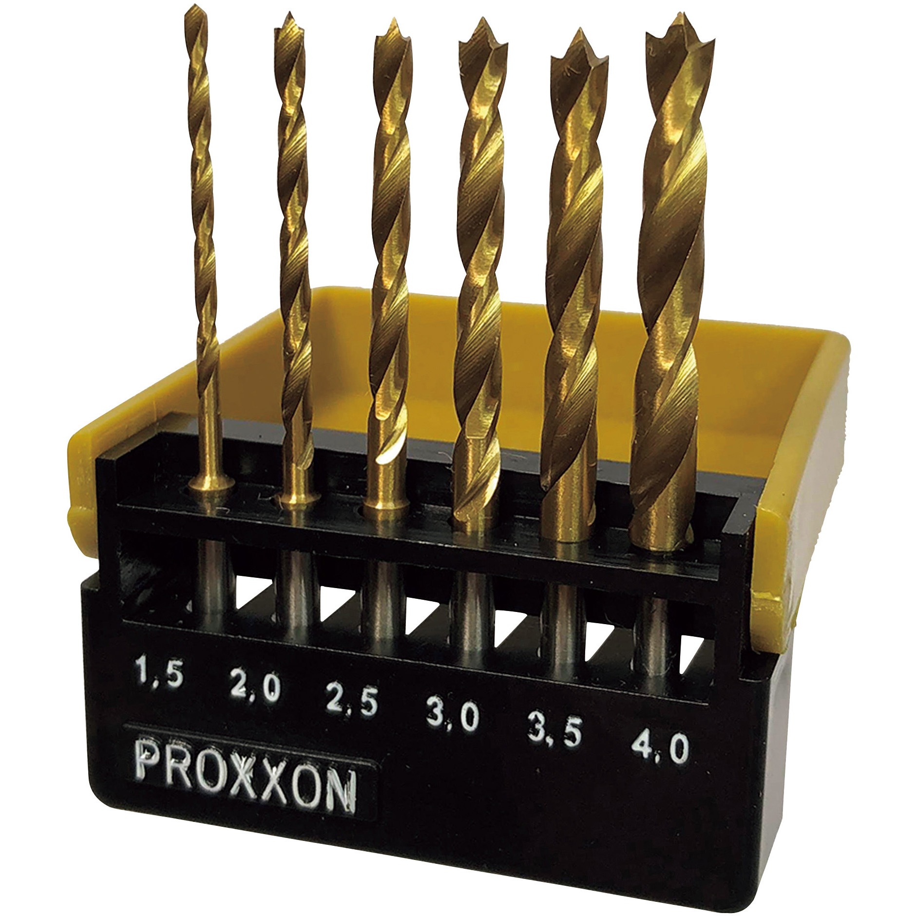 26876 ミニルーター用センター付ドリルセット 1セット(6本) PROXXON