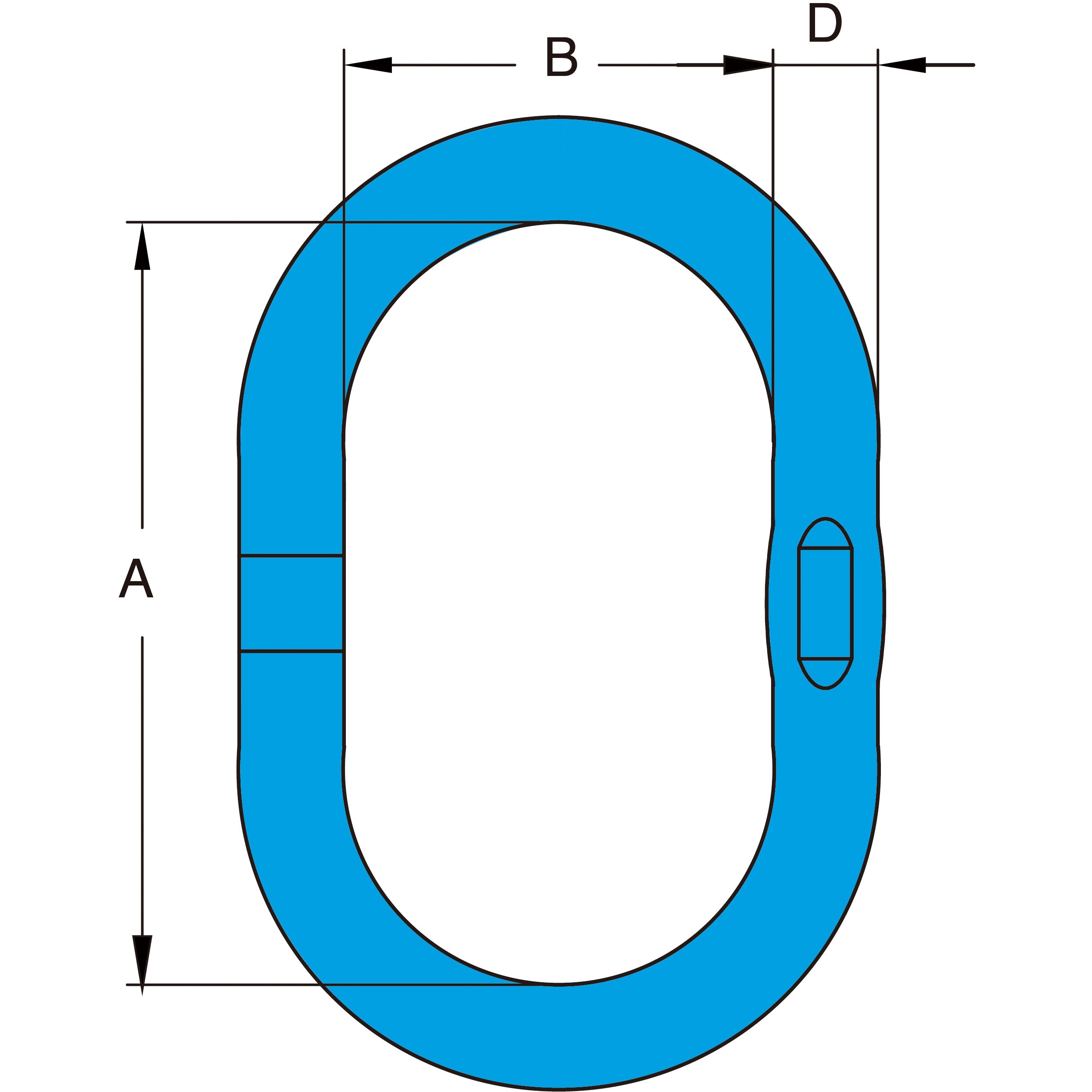 X-001-251 YOKE マスターリンク(アイタイプ) X-001 YOKE 荷重 X-001-251 YOKE マスターリンク(アイタイプ) X-001 YOKE 荷重
