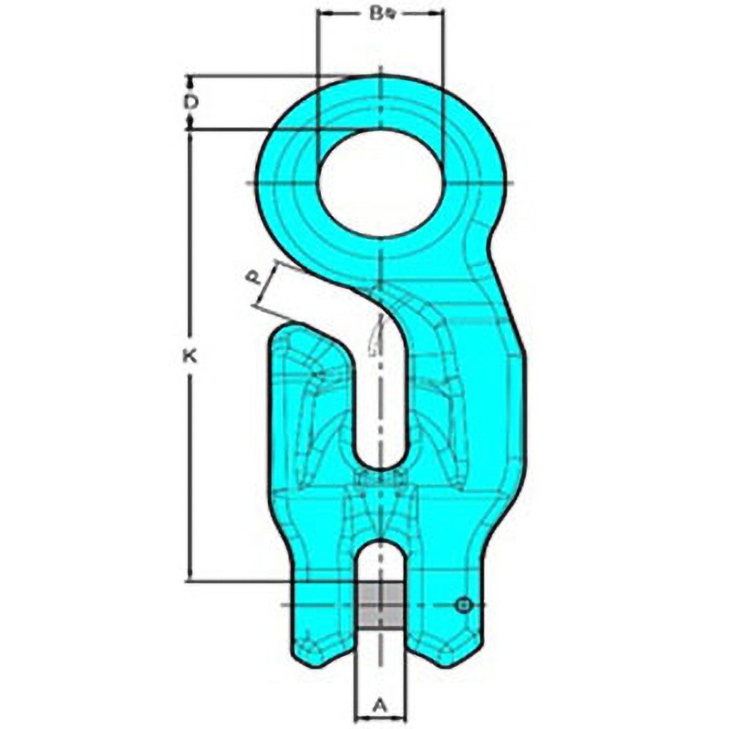 X-079-06 YOKE チェーン長さ調節フック(アイタイプ) YOKE 荷重