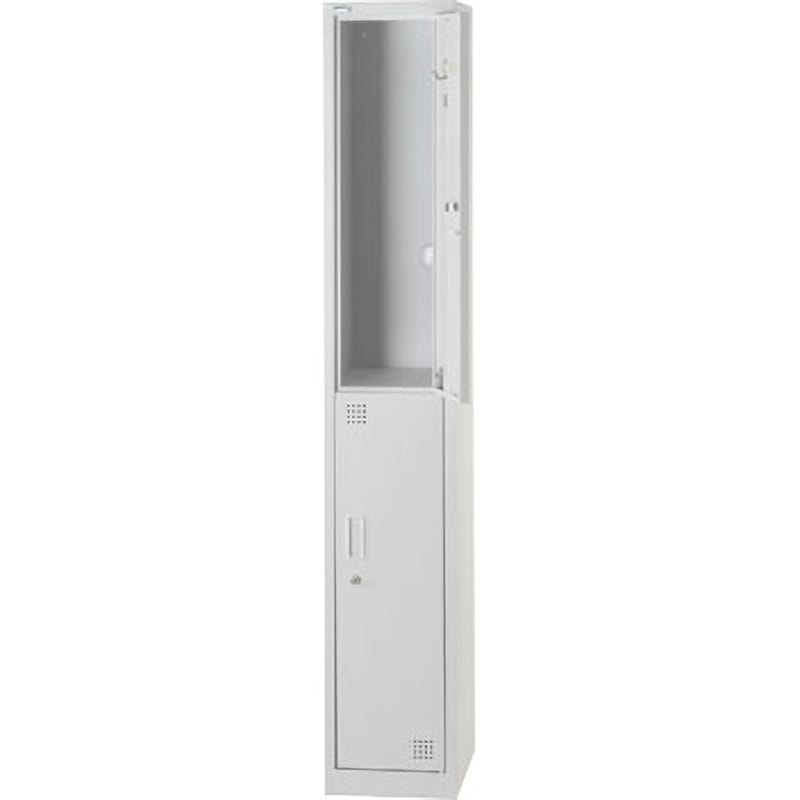 740215 省スペースロッカー スマイル[家具] 寸法300×500×1790mm 鍵あり