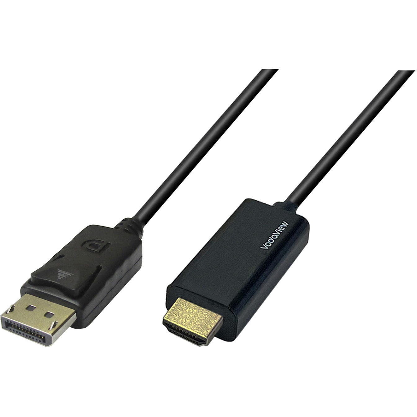 ディスプレイ本体 黒色 HDMIケーブル付き VV-DPHDA030-DO DisplayPort to HDMI ケーブル Vodaview 黒色 オス