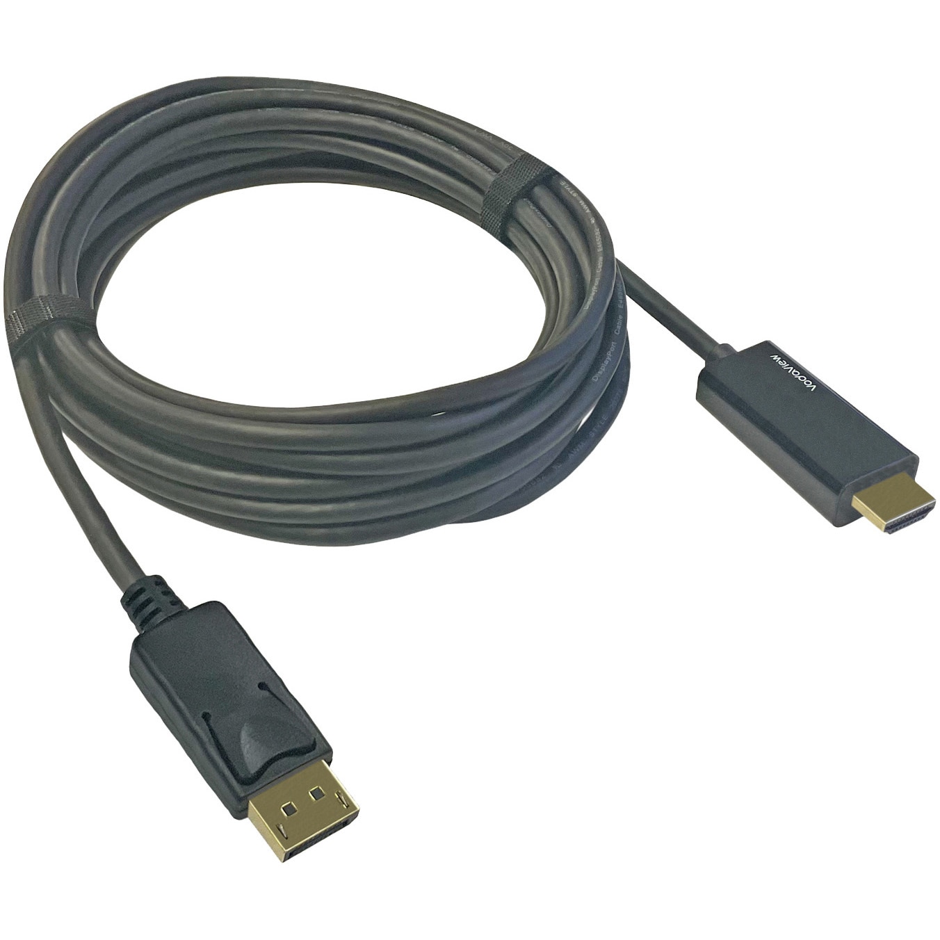 VV-DPHD050-B DisplayPort to HDMI ケーブル Vodaview 黒色 オス