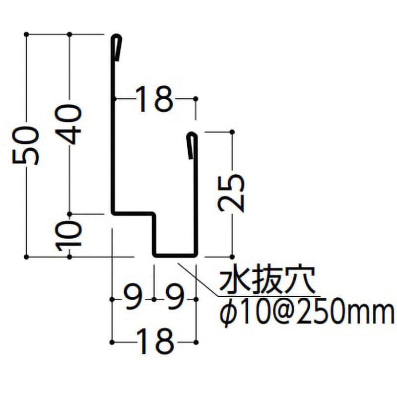 スレンダーストーン アングル20x40 10本入り 東邦シートフレーム