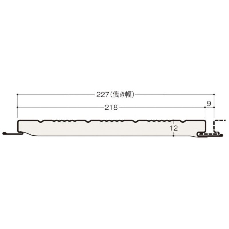 7.5EX サイディング 縦貼り 12枚入り 東邦シートフレーム EXシルバー色