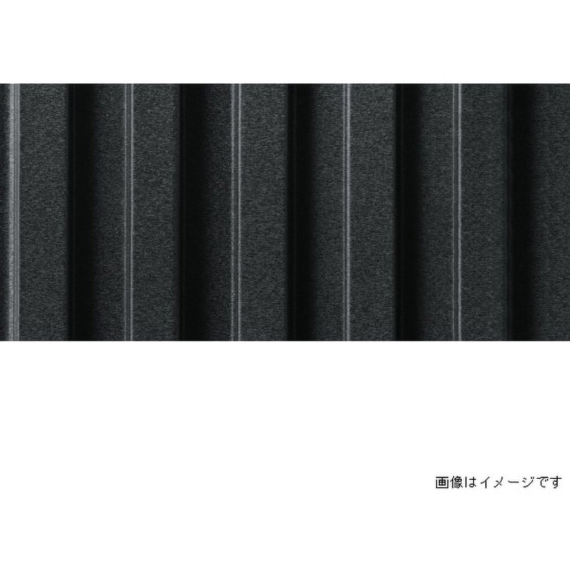 アサヒウォール25リンクル サイディング 縦貼り 6枚入り 東邦シートフレーム リンクルブラック色 長さ3000mm 1セット(6枚)