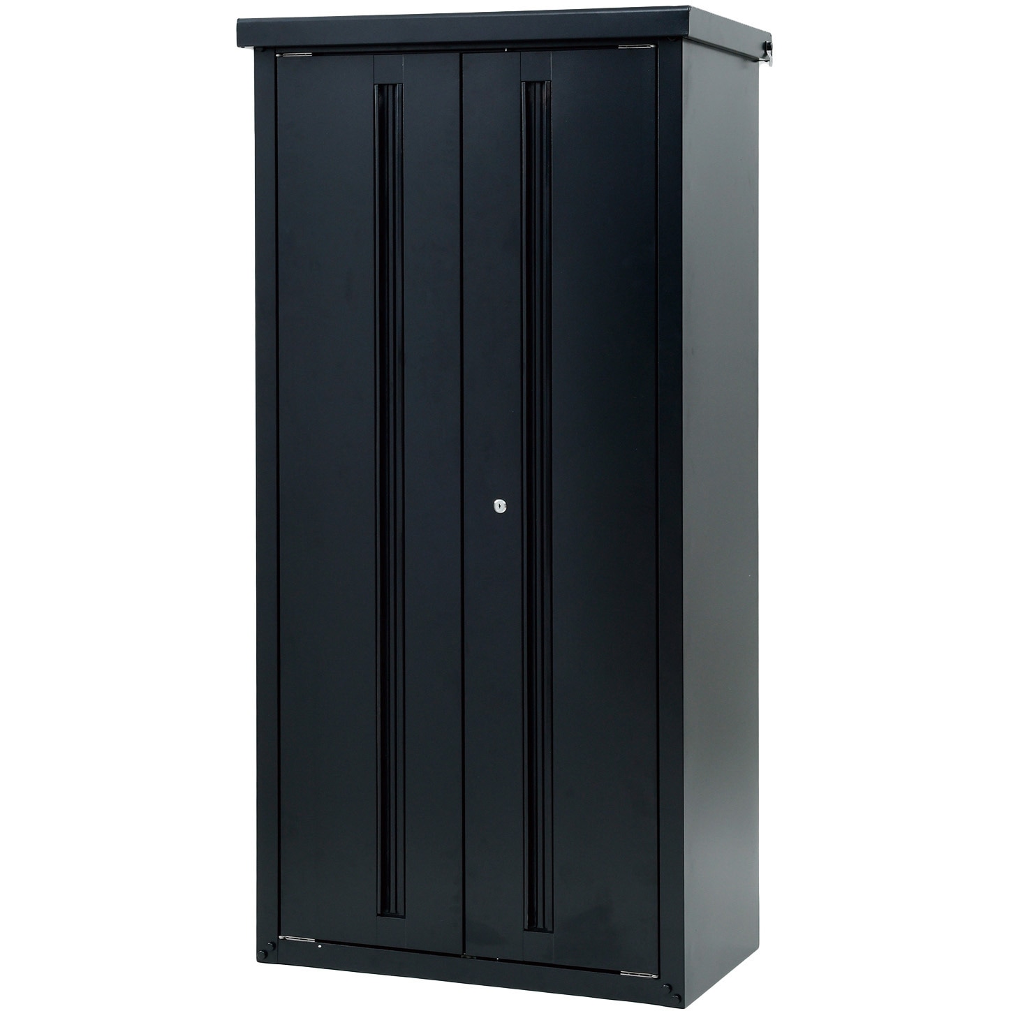 ISM-750(BK) 多用途ロッカー 収納庫 物置 屋外使用可 YAMAZEN(山善