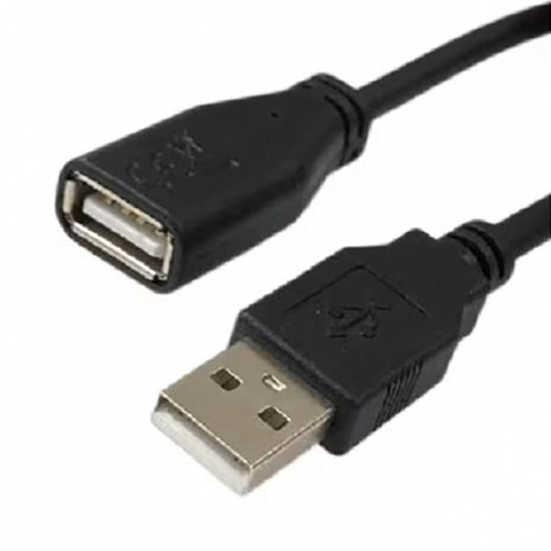 GR-USB2-EXA18BK USB延長ケーブル GROOVY オス - メス ブラック色 1.8m