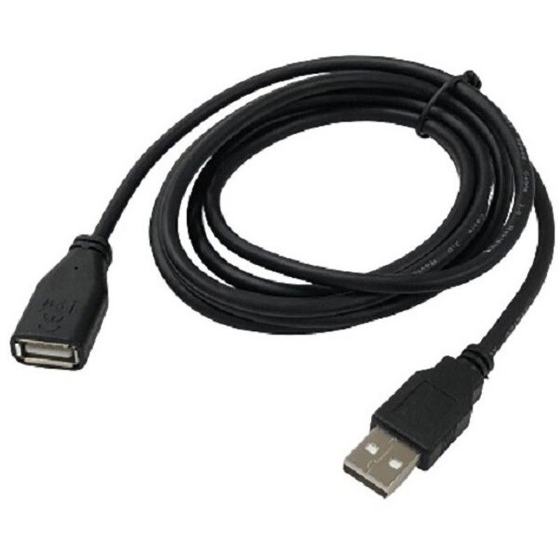 GR-USB2-EXA18BK USB延長ケーブル GROOVY オス - メス ブラック色 1.8m