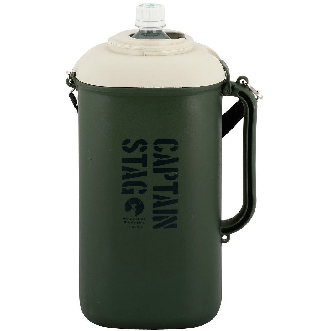 ペットボトル用クーラー2L用(保冷剤付) CAPTAIN STAG クーラーバッグ
