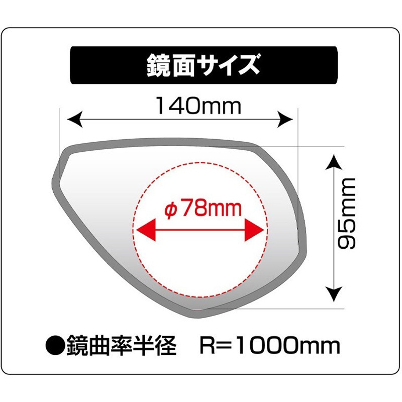 AEX10-L カウリングミラーリブラ2 1個 TANAX(タナックス)[バイク用品