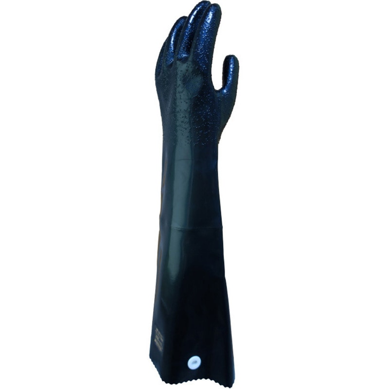 DLC6509309P 耐酸・耐アルカリ化学防護手袋 ダイローブA96-55EX ダイヤゴム 耐溶剤 1双入 サイズL  DLC6509309P