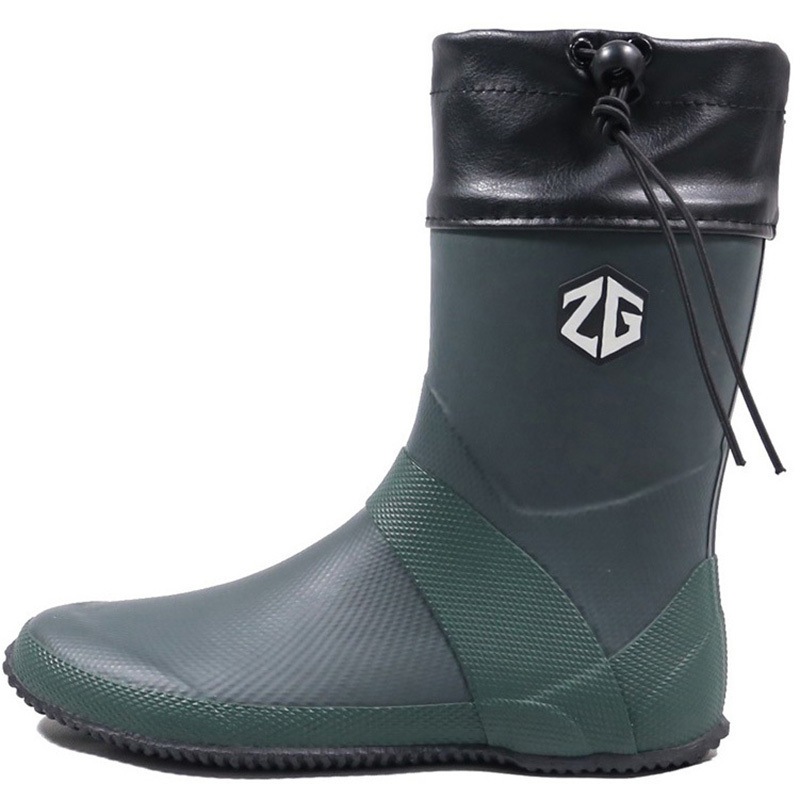 ZG-110 アクティブレインブーツショート コーコス信岡 グリーン色