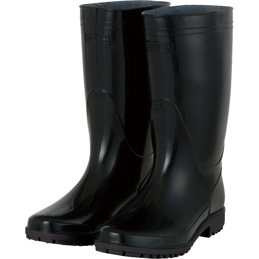 HB-861 PVC長靴 コーコス信岡 ブラック色 サイズ24.5cm HB-861