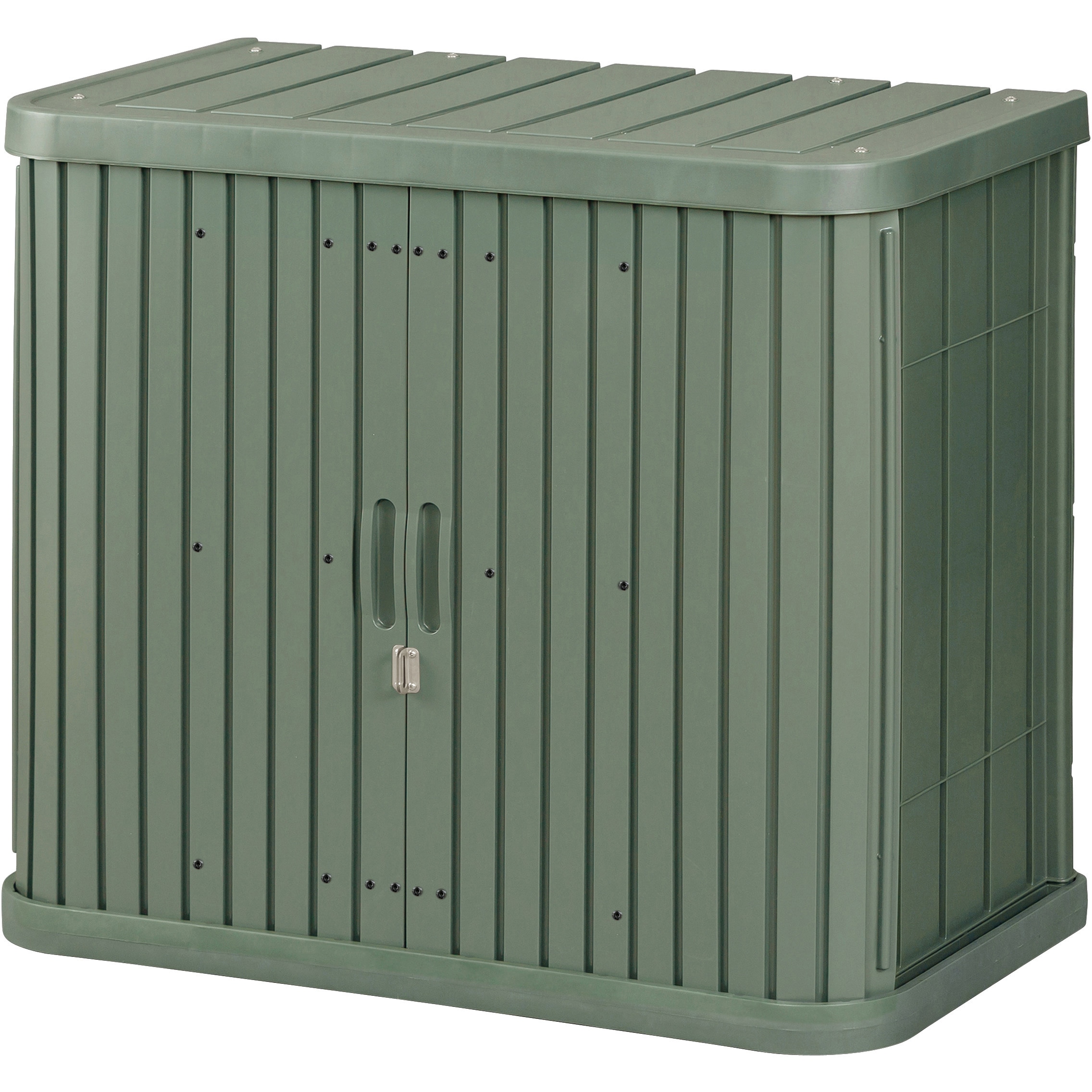 ML-800V ミニロッカー フォレストグリーン アイリスオーヤマ 間口900mm奥行520mm高さ800mm