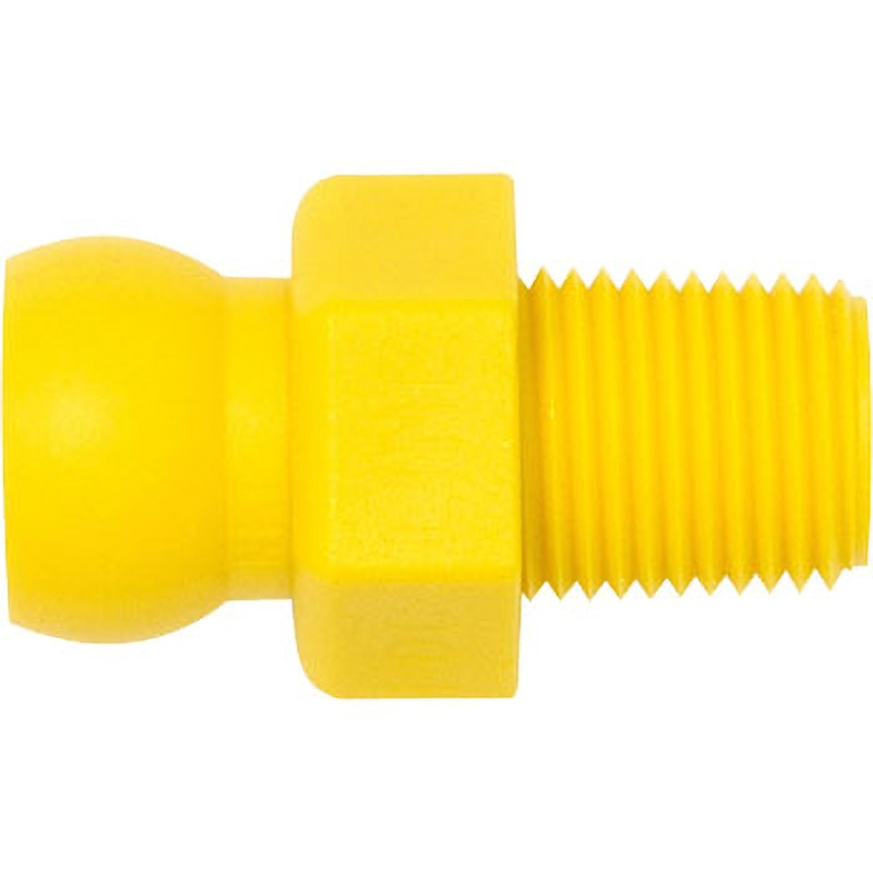 つきひ 45405 1/8” 耐酸性 NPTコネクター (1/4”システム) 1パック(4個) Loc