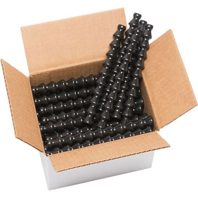 49420-BLK 1/4” ロックラインホース 10エレメント(146mm) Loc-Line(ロックライン) 黒色  1パック(55本)