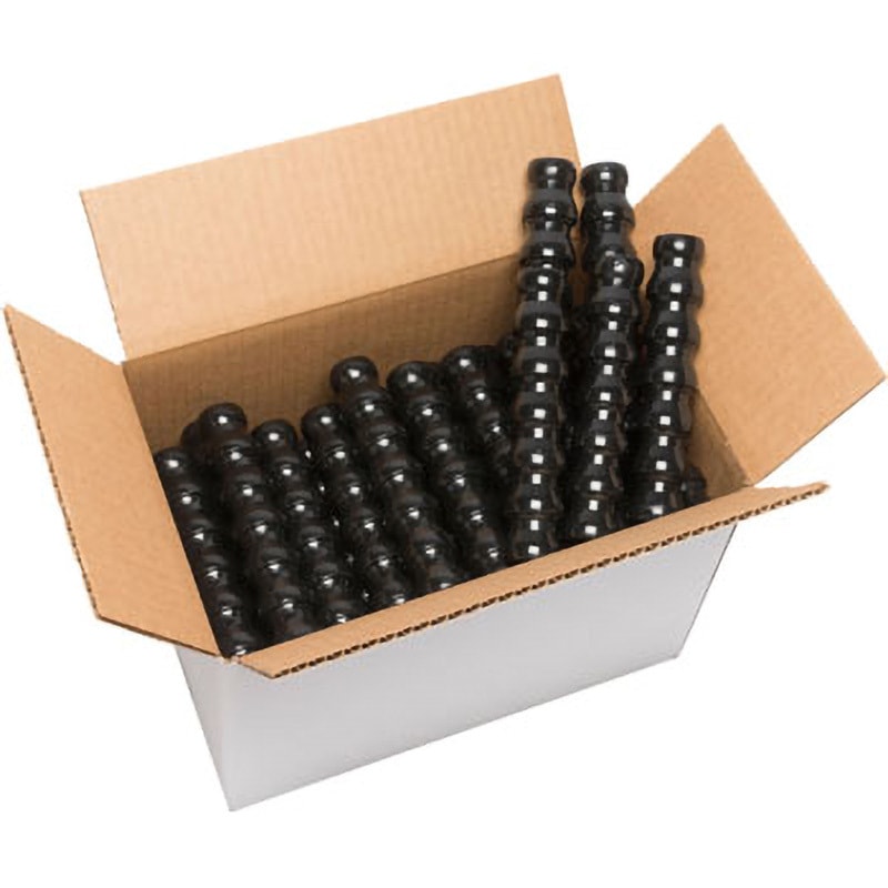 69540-BLK 3/4” ロックラインホース 6エレメント(153mm) Loc-Line(ロックライン) 黒色  1パック(54本)