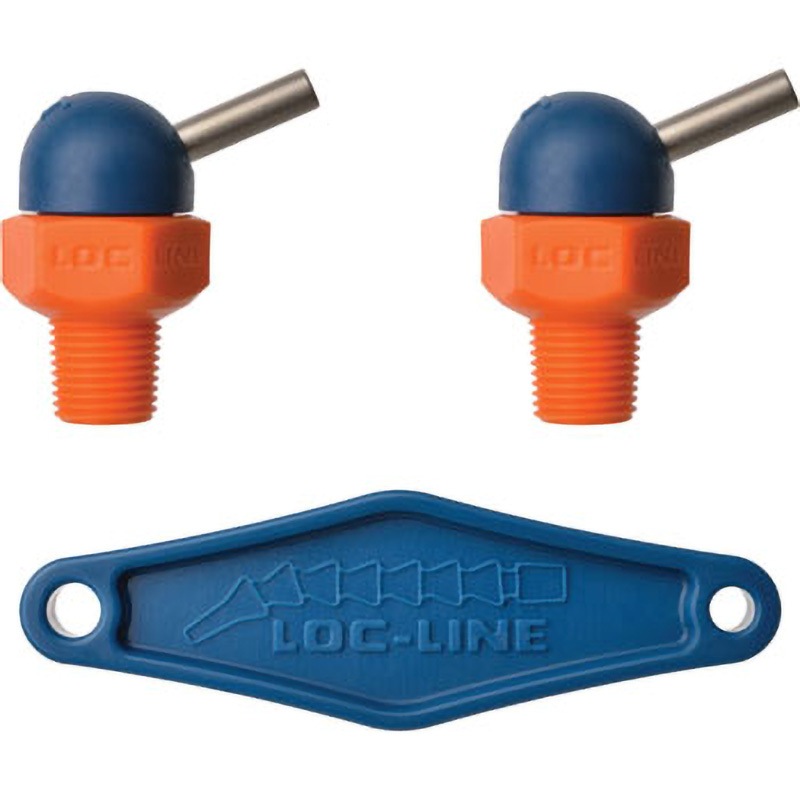 72012 1/8”CT HPTノズル ねじ付 Loc-Line(ロックライン) ねじ寸法1/8" NPT/BSPT 1パック(2個)