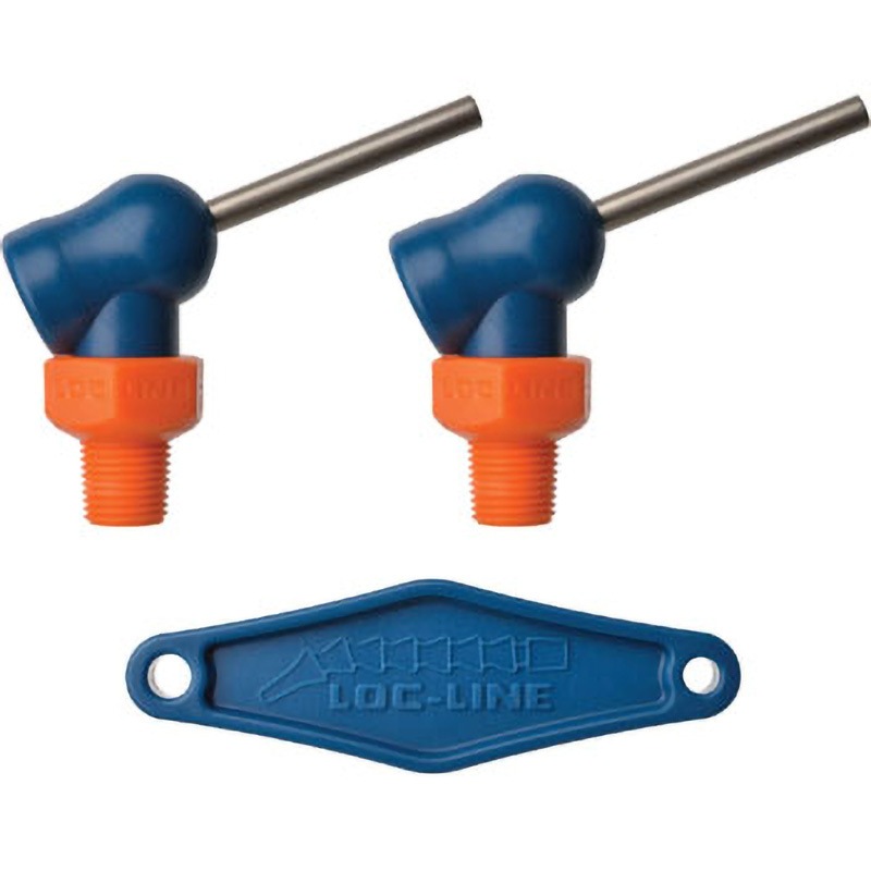 トロページ 72047 1/8”×R HPTノズル ねじ付 1パック(2個) Loc-Line(ロックライン