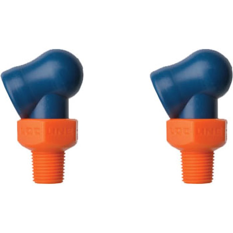 72048 1/8”×R HPTノズル ねじ付 1パック(2個) Loc-Line(ロック