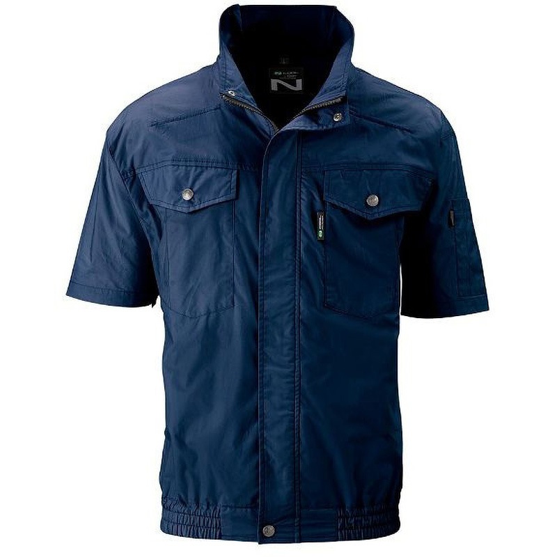 ND-2112/ネイビー/S+SK23021K50 Nクールウェア 上部ファン(半袖)+空調