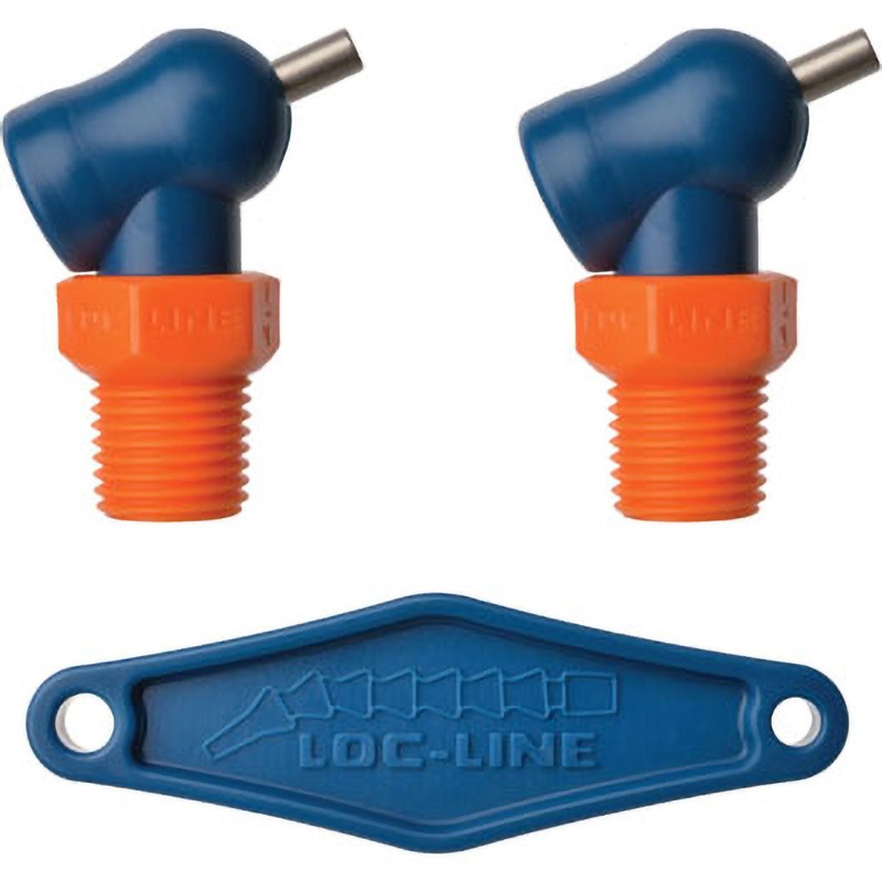 72089 1/4”×R HPTノズル ねじ付 1パック(2個) Loc-Line(ロックライン) 【通販モノタロウ】