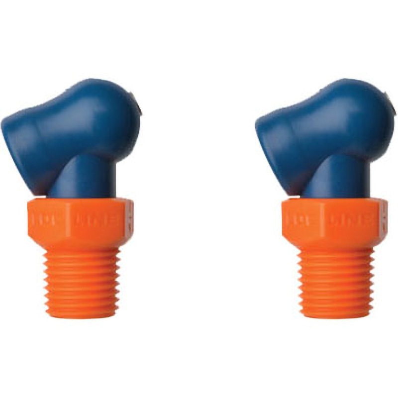 72092 1/4”×R HPTノズル ねじ付 1パック(2個) Loc-Line(ロックライン) 【通販モノタロウ】