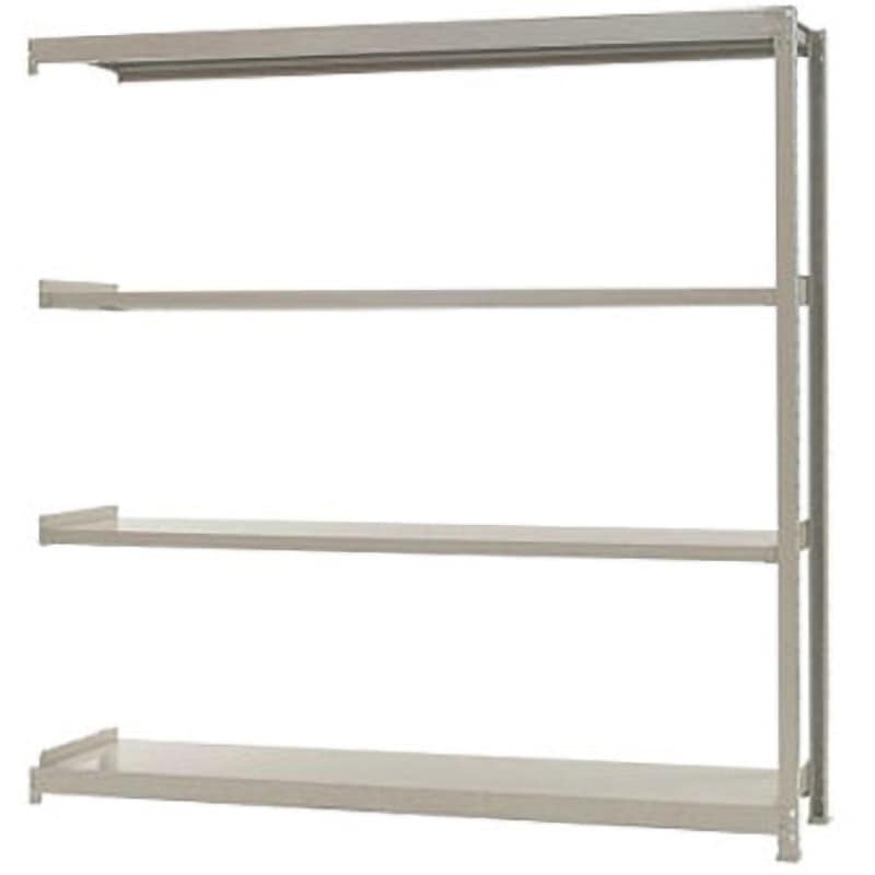 スチールラック 連結 幅90×奥行45×高さ240cm 6段 300kg/段 中量ラック 物品棚 オープンラック スチール棚 収納棚 本棚 オフィス 倉庫 工場 国産 58383306174 スチールラックのキタジマ 軽量 軽中量棚150kg 単体 幅90×奥行45×高さ