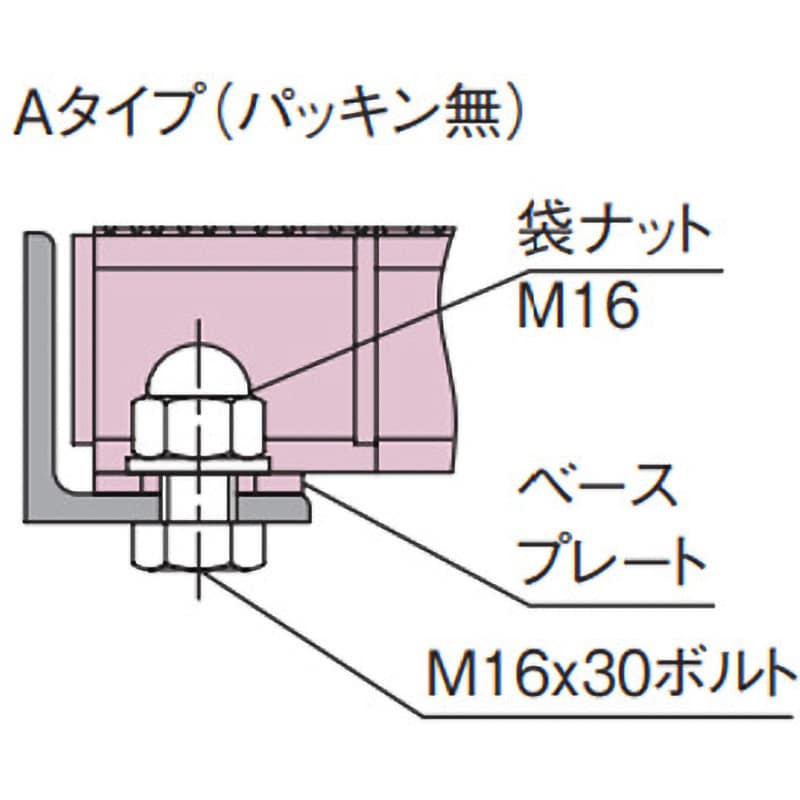 VG5BBF50-450A ボルト固定式 正方形桝用スチールグレーチング 中部コーポレーション ますぶた 長さ550mm VG5BBF50-450A  - 【通販モノタロウ】