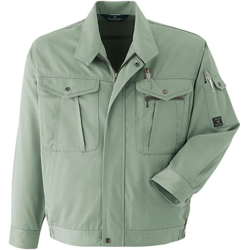 630 ブルゾン(ノーフォーク) 630 Asahicho(旭蝶繊維) オリーブ色 S着丈60cm