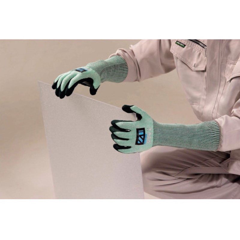 ZI787LL 耐切創手袋 ZIZAI ZIー787L ニトリル背抜き 特殊すべり止め