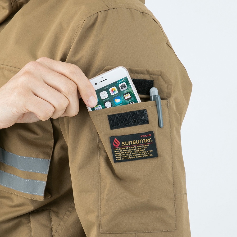 A-3800 サンバーナー 透湿防水防寒ブルゾン コーコス信岡 キャメル色