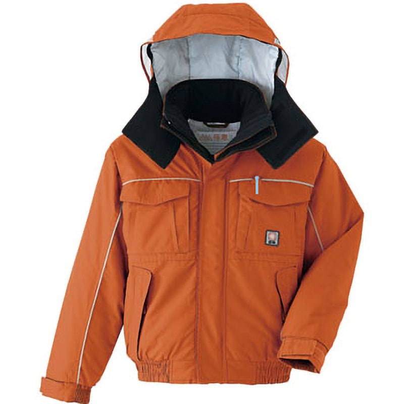 51001 極寒ブルゾン 51001 Asahicho(旭蝶繊維) オレンジ色 LL着丈70cm