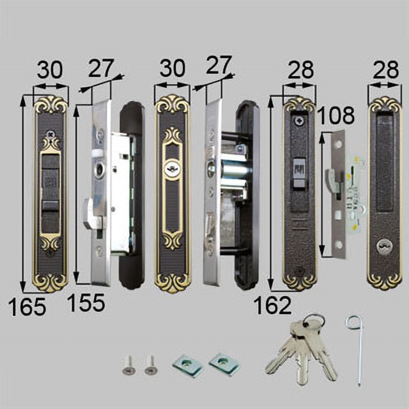 L1Y42 引手・召合せ内外錠セット 1セット TOSTEM(LIXIL) 【通販モノタロウ】