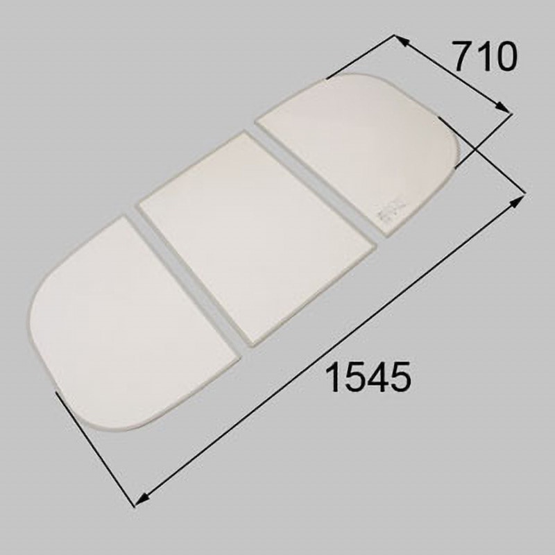 RMBX011 浴槽組みフタ TOSTEM(LIXIL) 寸法710×1545mm 1組(3枚) RMBX011