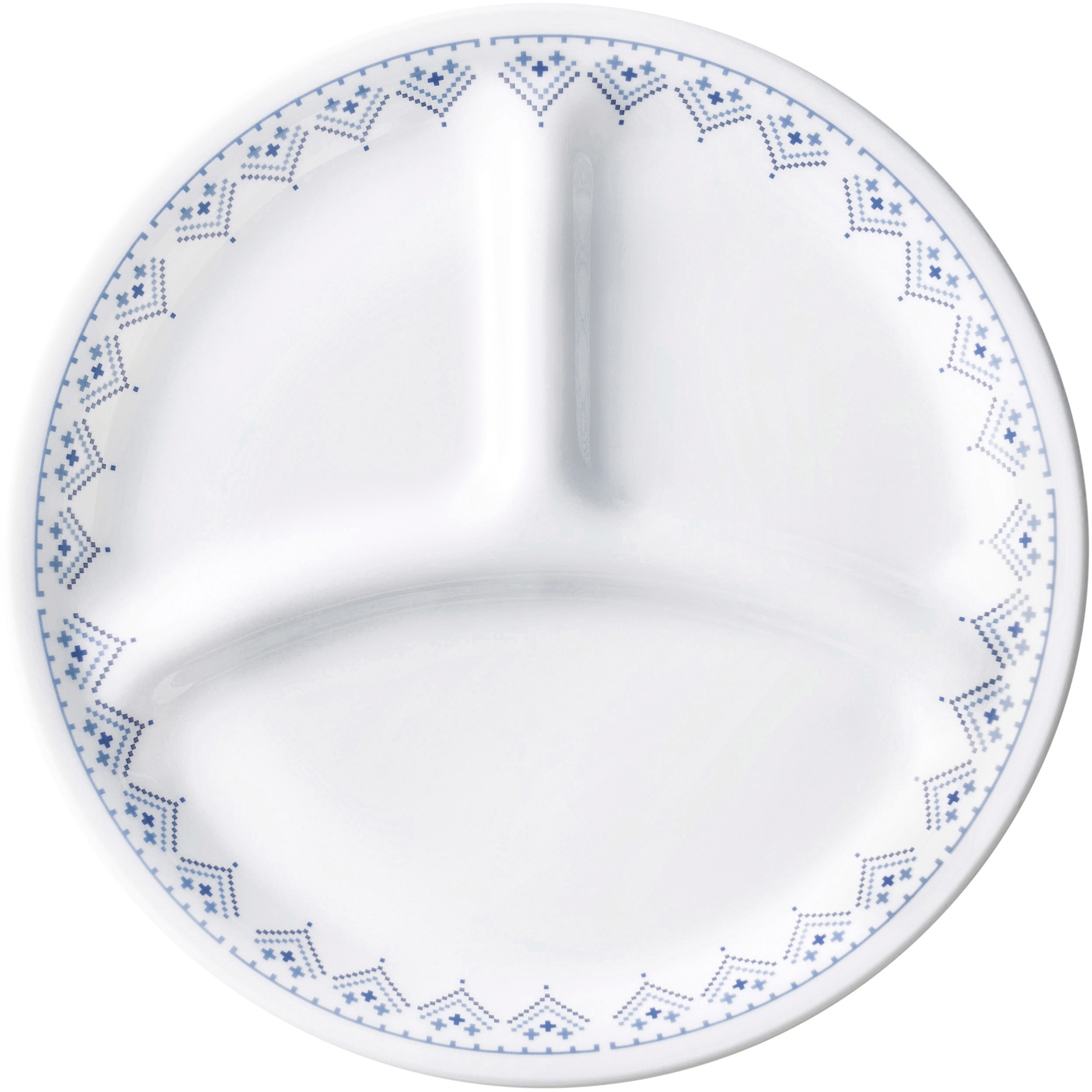 CP-1844 コレールパッチワーク ランチ皿小 CORELLE(コレール) 丸 白色 洋食器 高さ20mm 1箱(5枚) CP-1844