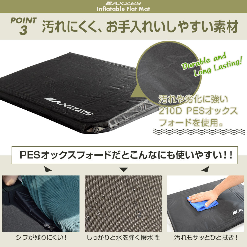 AX-IFM01-S インフレーターフラットマット 1台 Mitsukin(三金商事