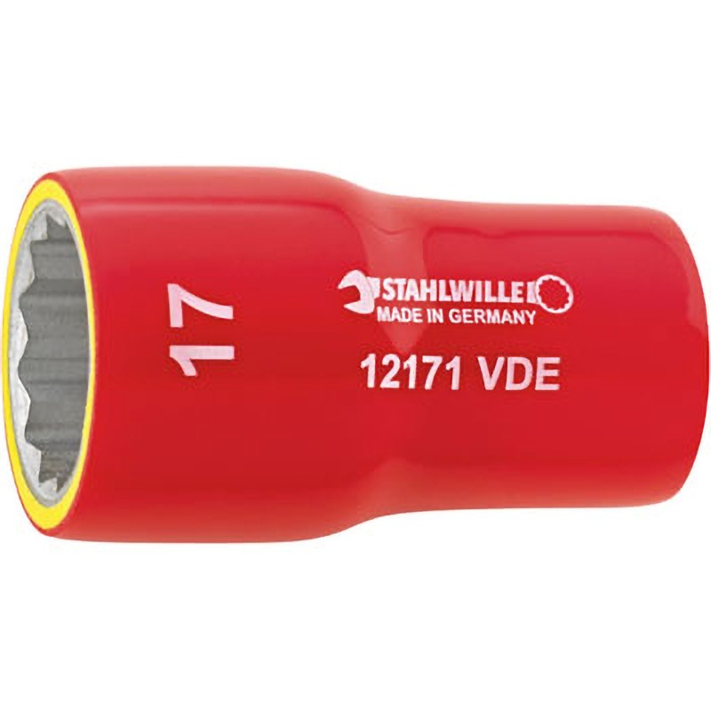 12171VDE-22 (3/8SQ)絶縁ソケット STAHLWILLE(スタビレー) サイズ22mm  12171VDE-22 6,203円