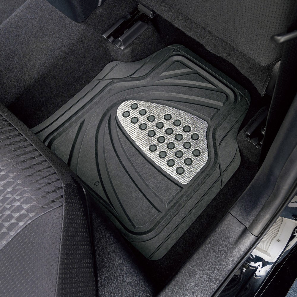 6449-48SI カーマット デザインラバーマット 後席前席SS兼用 1個