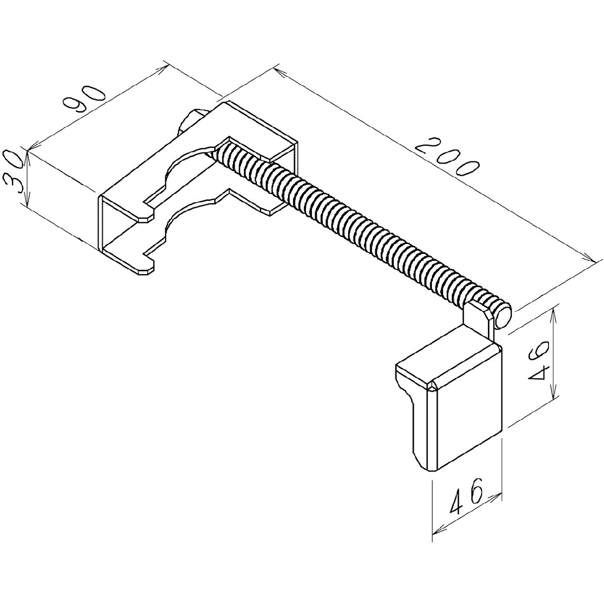 旧枠SR 8208713 NSP型枠(45mm)土間セパ 45門型バー NSP (段差)150仕様