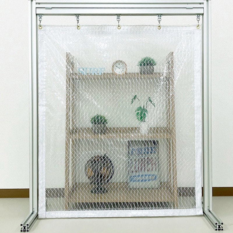 VP-540W 【オーダー】 ビニールカーテン 糸入り透明 0.54mm厚 非防炎