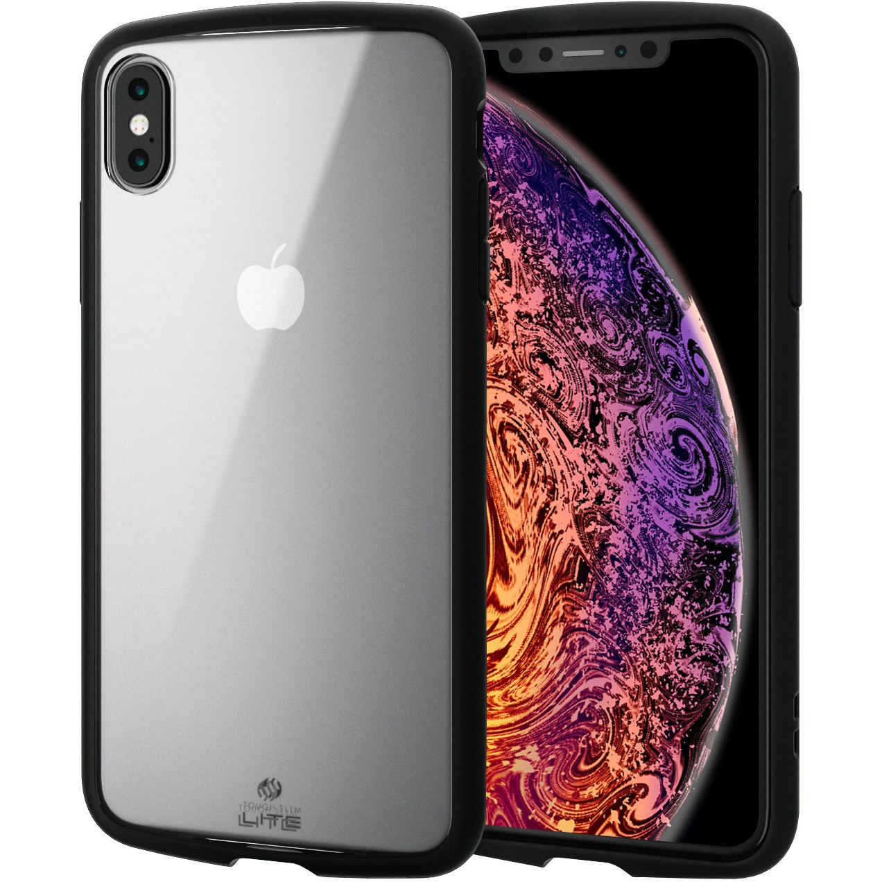 PM-A18DTSLCCR iPhoneXSMax ケース カバー TPU ポリカーボネート 耐 
